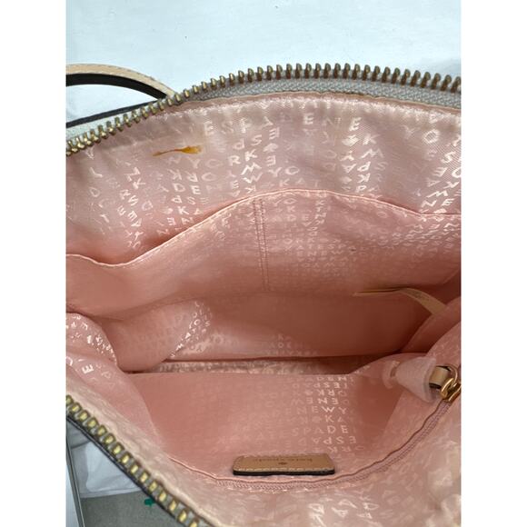 kate spade New York Penn Place Keisha Crossbody Bag, Gray, White - Picture 8 of 12